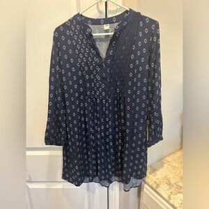 Women Old  Navy Top Blue Medium